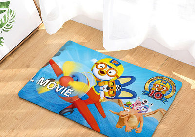 Pororo Ultra Soft Indoor Modern Area Rugs Fluffy Living Room Carpets Suitable for Children Bedroom