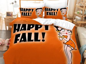 Betty Boop Comfortable Bedding Three-Piece Soft and Breathable Duvet Cover