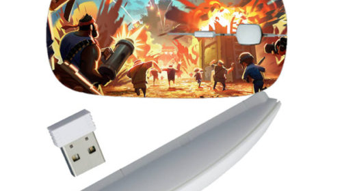 Heavy machine gunner Slim Wireless Mouse with Nano Receiver