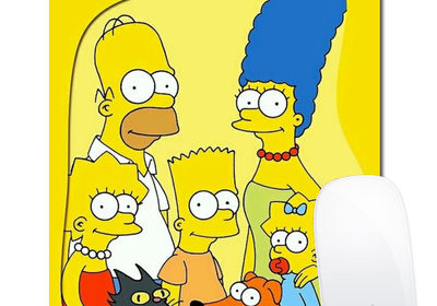 The Simpsons Cartoon Mouse Pad