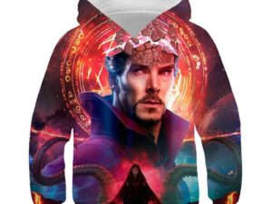 3d Doctor Strange in the Multiverse of Madness boys children's hoodies girls baby hooded sweatshirts casual quality children's clothing tops printed