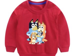 Bluey Sweatshirts Boys Hoodies Toddler Fashion Casual Baby Girls Boy Kids Sweatshirt