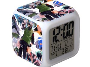 Naruto LED Alarm Clock Luminous Multifunction Watch 7 color Flash Digital Clock selectronic desk clock Gift