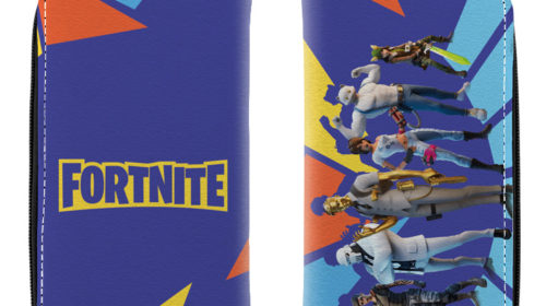 Fortnite Full Color Zipper Wallet Wallet Clip Long Wallet Clutch Coin Purse