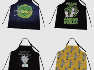 Professional Kitchen Apron-Rick and Morty-Aprons Comfortable Perfect For Cooking Guide