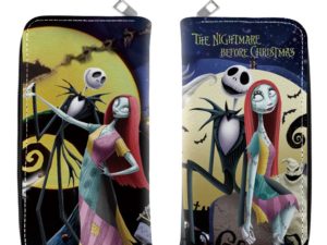 The Nightmare Before Christmas Full Color Zipper Wallet Wallet Clip Long Wallet Clutch Coin Purse