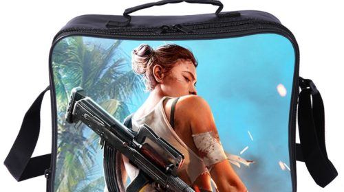 Free Fire Cooler Bag Insulation Bag Students School Food Storage Box