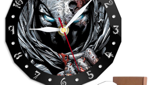 Moon Knight alarm clock wall clock clock decorative clock wall clock 15cm