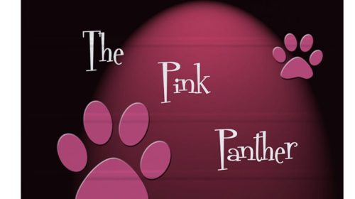 Pink Panther Ipad Leather Case Advanced Pu Leather Protective Cover Automatic Wake Up and Sleep Magnetic Closure Multiple Angle Bracket