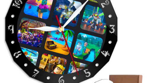 Roblox alarm clock wall clock clock decorative clock wall clock 15cm