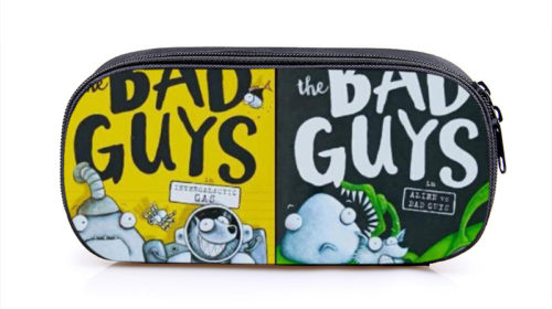 The Bad Guys Cosmetic Bags Boys Girls Children Large Pencil Case Purse Storage Bags Women Men Multifunction Makeup Bag