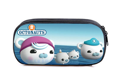 The Octonauts Cosmetic Bags Boys Girls Children Large Pencil Case Purse Storage Bags Women Men Multifunction Makeup Bag