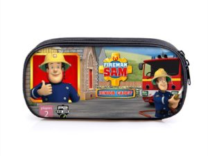 Fireman Sam Cosmetic Bags Boys Girls Children Large Pencil Case Purse Storage Bags Women Men Multifunction Makeup Bag