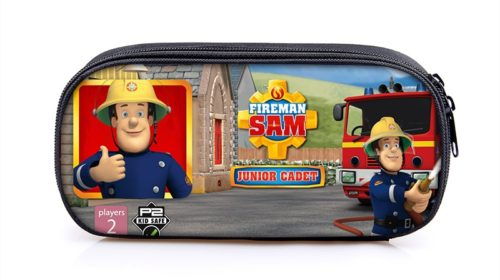 Fireman Sam Cosmetic Bags Boys Girls Children Large Pencil Case Purse Storage Bags Women Men Multifunction Makeup Bag