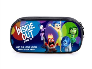 Inside Out Cosmetic Bags Boys Girls Children Large Pencil Case Purse Storage Bags Women Men Multifunction Makeup Bag