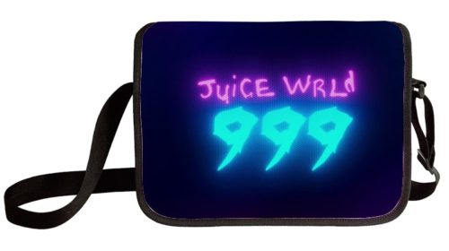 Juice Wrld shoulder bag primary and middle school students messenger bag children's make-up bag