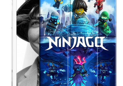Lego Ninjago Ipad Leather Case Advanced Pu Leather Protective Cover Automatic Wake Up and Sleep Magnetic Closure Multiple Angle Bracket