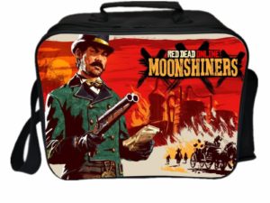 Red Dead RedemptionⅡ Cooler Bag Insulation Bag Students School Food Storage Box
