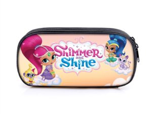 Shimmer and Shine Cosmetic Bags Boys Girls Children Large Pencil Case Purse Storage Bags Women Men Multifunction Makeup Bag