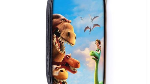 The Good Dinosaur Cosmetic Bags Boys Girls Children Large Pencil Case Purse Storage Bags Women Men Multifunction Makeup Bag