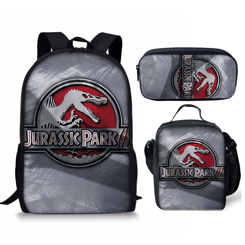 18 Inch Jurassic World Dominion Backpack School Bag+Lunch Bag+Pencil ...