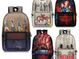 18 Inch Stranger Things S4 Backpack men and women backpack travel bag full printing student school bag