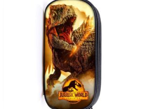 Jurassic World Dominion Cosmetic Bags Boys Girls Children Large Pencil Case Purse Storage Bags Women Men Multifunction Makeup Bag
