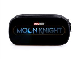 Moon Knight Cosmetic Bags Boys Girls Children Large Pencil Case Purse Storage Bags Women Men Multifunction Makeup Bag