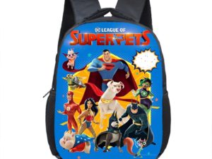 12 Inch League Of Super-Pets Children's Backpack Kids School Cute Daily Bag Kindergarten Bags Girls Boys Waterproof Ruckpack
