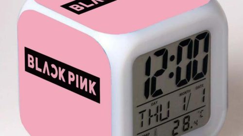 Blackpink 7 Colors Change Digital Alarm LED Clock