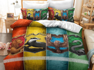 Hogwarts Legacy Comfortable Bedding Three-Piece Soft and Breathable Duvet Cover Gift