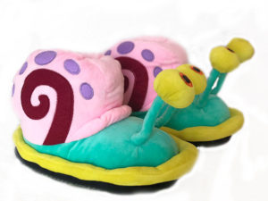 SpongeBob SquarePants Gary the Snail kids cotton slippers winter cartoon indoor home cotton shoes