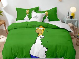 The Simpsons Comfortable Bedding Three-Piece Soft and Breathable Duvet Cover Gift