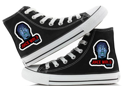 Juice WRLD high-top canvas shoes all-match casual trend