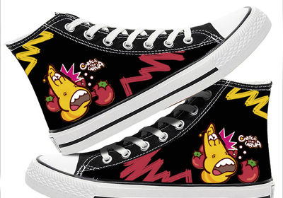Larva high-top canvas shoes all-match casual trend
