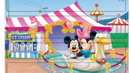 Mickey Mouse Ipad Leather Case Advanced Pu Leather Protective Cover Automatic Wake Up and Sleep Magnetic Closure Multiple Angle Bracket