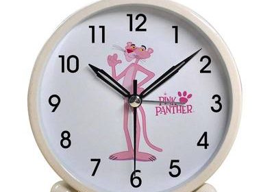 Pink Panther 4″Alarm Clock with Battery Operated Loud Alarm Clock
