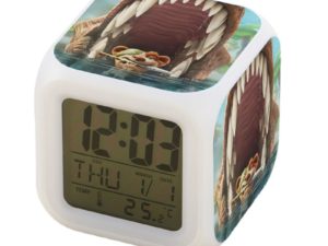 The Ice Age Adventures of Buck Wild Alarm Clock Led Light 7 Color Change Electronic Desk Watch Square Table