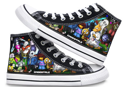 Undertale high-top canvas shoes all-match casual trend