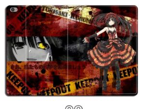 DATE A LIVE double sided Ipad Leather Case Advanced Pu Leather Protective Cover Automatic Wake Up and Sleep Magnetic Closure Multiple Angle Bracket