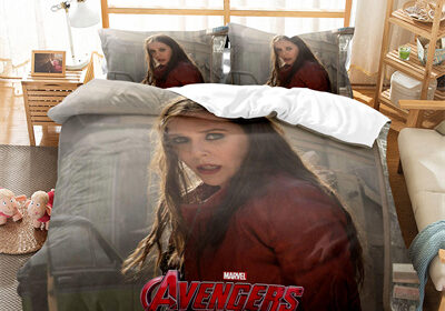 Elizabeth Olsen Comfortable Bedding Three-Piece Soft and Breathable Duvet Cover Gift