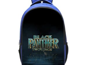 Black Panther Wakanda Forever Backpack School Bag Blue