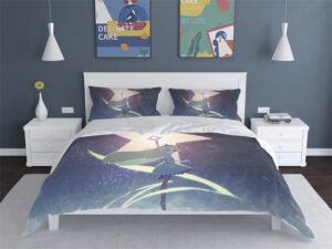 Star Vs. The Forces Of Evil Comfortable Bedding Three-Piece Soft and Breathable Duvet Cover Gift