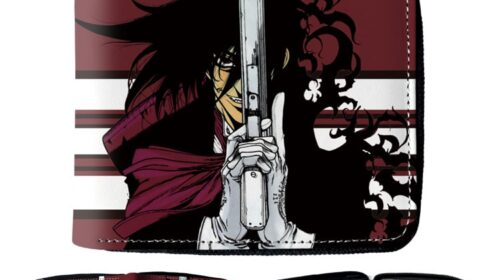 Hellsing Full Color Zipper Wallet Wallet Clip Short Wallet Clutch Coin Purse