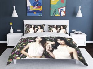Kendall Jenner Comfortable Bedding Three-Piece Soft and Breathable Duvet Cover Gift