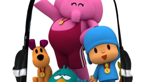 Pocoyo Backpack Kids Youth Student High Capacity Waterproof School Bag Birthday Gifts