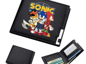 Hedgehog Wallet Men's and Women's PU Bifold Leather Wallet Short Wallet Card Holder Coin Purse