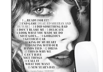 Taylor Swift Cartoon Mouse Pad Gift