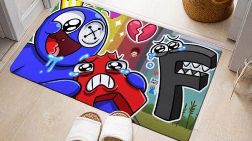 Alphabet Lore Ultra Soft Indoor Modern Area Rugs Fluffy Living Room Carpets Suitable for Children Bedroom Gift