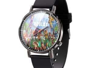 Roblox Pin buckle PVC strap quartz wrist watch
